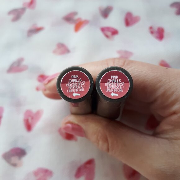 2/$20 Benefit Cosmetics: They're Real! Double The Lip mini bundle - Pink Thrills - Picture 8 of 13